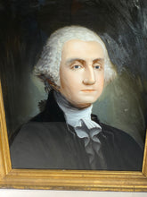 Load image into Gallery viewer, Antique 19th Century Reverse On Glass Painting George Washington Large
