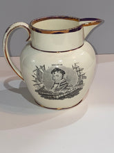 Load image into Gallery viewer, Staffordshire War of 1812 Pitcher With Decatur and Major Genl. Brown Ca. 1815

