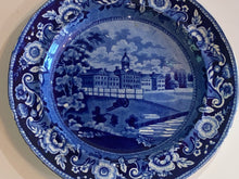 Load image into Gallery viewer, Historical Staffordshire Alms House New York Plate by Stevenson
