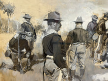 Load image into Gallery viewer, Original Howard Chandler Christy Painting Spanish American War Theodore Roosevelt
