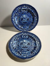 Load image into Gallery viewer, Staffordshire Blue Transfer Plate Quadrupeds Antelope Ca. 1825

