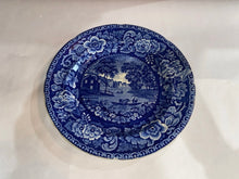 Load image into Gallery viewer, Historical Staffordshire Blue Plate With View Of Albany New York 1825
