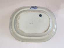 Load image into Gallery viewer, Historical Staffordshire Blue Small Platter Highlands Hudson River Chancellor of Livingston Boat 1825
