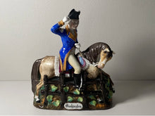 Load image into Gallery viewer, Staffordshire Porcelain Figure Inkwell Of George Washington On Horseback 1830’s
