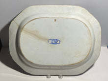 Load image into Gallery viewer, Historical Staffordshire Blue Platter Alms House New York By Ridgway 1825
