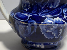 Load image into Gallery viewer, Historical Staffordshire Blue Creamer Eagle on Urn Circa 1825

