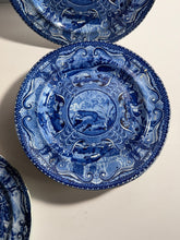 Load image into Gallery viewer, Staffordshire Blue Transfer Plate Quadrupeds River Otter Plate Ca. 1825
