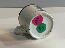 Load image into Gallery viewer, Historical Staffordshire Childrens Mug Cornwallis Surrendering Sword at Yorktown Va.
