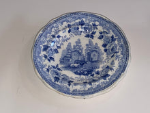 Load image into Gallery viewer, Historical Staffordshire Cup Plate View of Newburgh, New York Hudson River
