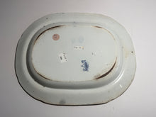 Load image into Gallery viewer, Staffordshire Blue Transfer Quadrupeds Platter with Deer Ca. 1825
