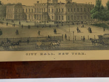 Load image into Gallery viewer, Original Currier &amp; Ives Print City Hall New York Small Folio
