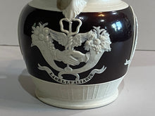 Load image into Gallery viewer, Historical Staffordshire Wellington And Blucher Jasperware Pitcher Ca. 1830
