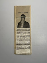 Load image into Gallery viewer, 19th Century Silk Ribbon Of Geneneral Lafayette
