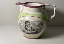 Load image into Gallery viewer, Staffordshire War Of 1812 Captain Jones And Captain Pike Ca. 1815 Luster Green
