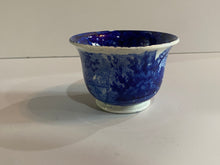 Load image into Gallery viewer, Historical Staffordshire Blue Cottage In Woods Custard Cup
