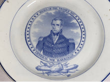 Load image into Gallery viewer, Historical Staffordshire Hero Of Thames William Henry Harrison Plate Ca. 1830
