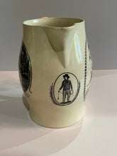 Load image into Gallery viewer, Staffordshire Creamware Liverpool Pitcher Map of East Coast Tom Truelove Going to Sea
