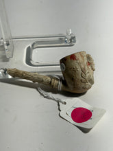 Load image into Gallery viewer, Antique 19th Century Clay Pipe With Abraham Lincoln President Rare
