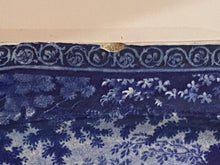 Load image into Gallery viewer, Historical Staffordshire Blue Platter English Castle River Scene Ca. 1825
