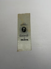 Load image into Gallery viewer, Know Nothing Party George Washington Silk Ribbon Ca. 1850
