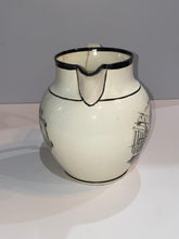 Load image into Gallery viewer, Staffordshire War of 1812 Pitcher Captain Hull and Major Genl Brown Ca. 1815

