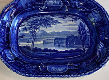 Load image into Gallery viewer, Historical Staffordshire Platter Catskill Montains Hudson River Ca. 1825

