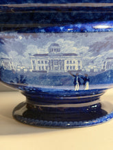 Load image into Gallery viewer, Historical Staffordshire Blue Soup Tureen Capital At Harrisburg Pa 1825
