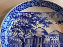 Load image into Gallery viewer, Historical Staffordshire Blue Capital Washington Potato Bowl
