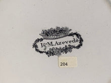 Load image into Gallery viewer, Historical Staffordshire Black Transfer Soup Plate “Southwest view of the Town of Charlotte Amalie in the Island of Saint Thomas 1835
