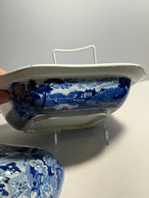 Load image into Gallery viewer, Historical Staffordshire Vegetable Dish Protestant Dutch Church City Of Albany
