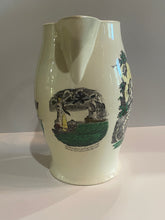Load image into Gallery viewer, Staffordshire Creamware Liverpool Pitcher Polychrome American Ship and Sailor Scenes

