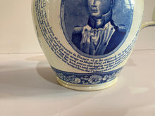 Load image into Gallery viewer, Historical Staffordshire General Lafayette Welcome to Land of Liberty Pitcher

