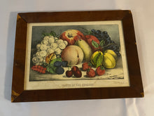 Load image into Gallery viewer, Original Currier and Ives Print Fruits of the Seasons
