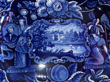Load image into Gallery viewer, Historical Staffordshire Blue Platter “States” Series Ca. 1825 16 3/4”

