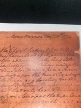 Load image into Gallery viewer, Signed Partial letter of George Washington First President Framed with Currier &amp; Ives Print
