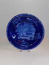 Load image into Gallery viewer, Historical Staffordshire Soup Plate Ship Cadmus Lafayette’s Boat Ca. 1825
