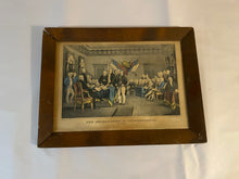 Load image into Gallery viewer, Original N. Currier &amp; Ives Print The Declaration Of Independence
