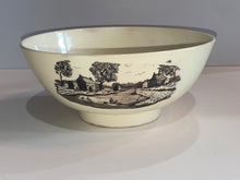 Load image into Gallery viewer, Staffordshire Creamware Liverpool Bowl Long Live The President Washington 1790’s
