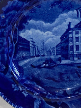 Load image into Gallery viewer, Historical Staffordshire Blue Mitchell and Freemans China and Glass Warehouse Plate 7 3/4” Ca. 1825

