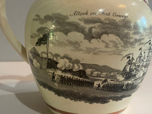 Load image into Gallery viewer, Staffordshire War of 1812 Pitcher John Jay and Attack on Fort Oswago
