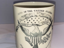 Load image into Gallery viewer, Staffordshire Creamware Liverpool Tankard Arms Of The United States Eagle Mug
