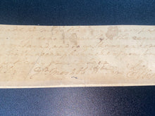 Load image into Gallery viewer, Signed Partial letter of George Washington First President Framed with Currier &amp; Ives Print
