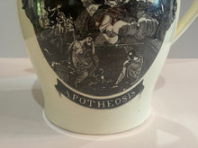 Load image into Gallery viewer, Staffordshire Creamware Liverpool Pitcher American Ship Apotheosis of Washington
