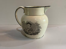 Load image into Gallery viewer, Historical Staffordshire War 1812 Pitcher Stephen Decatur Wasp Boarding Frolic
