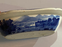 Load image into Gallery viewer, Historical Staffordshire Blue Vegetable Dish Tappenzee From Greensburg
