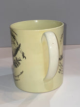 Load image into Gallery viewer, Staffordshire Creamware Liverpool Tankard Arms of New York and United States Only One Known
