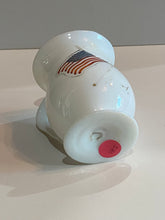 Load image into Gallery viewer, Antique Free Blown Glass Cup Patriotic American Flags Zachary Taylor Ca. 1840’s
