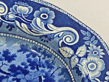 Load image into Gallery viewer, Historical Staffordshire Blue Platter New York From Weehawken
