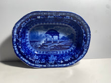 Load image into Gallery viewer, Historical Staffordshire Blue Arms or Georgia Vegetable Dish By Mayer 1825
