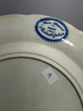 Load image into Gallery viewer, Historical Staffordshire Blue Dinner Plate Fairmount Near Philadelphia 1825 A
